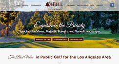 Desktop Screenshot of debellgolf.com