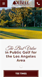 Mobile Screenshot of debellgolf.com